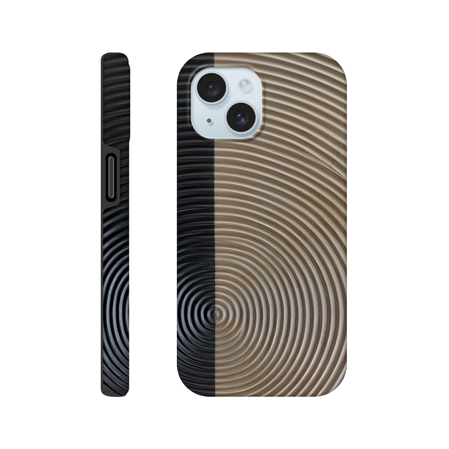 MYSTBIT ART | Split Horizon iPhone Case-MYSTBIT ART