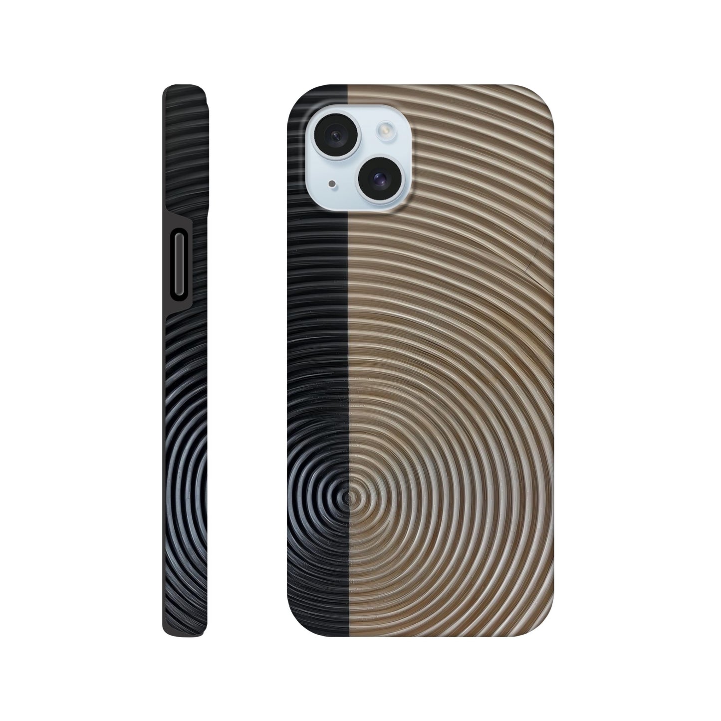 MYSTBIT ART | Split Horizon iPhone Case-MYSTBIT ART