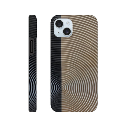 MYSTBIT ART | Split Horizon iPhone Case-MYSTBIT ART