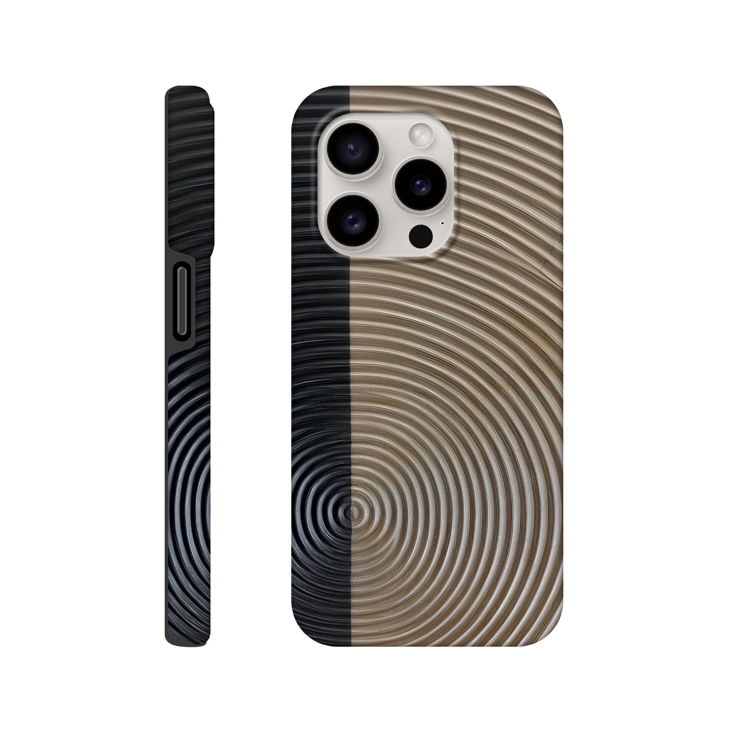 MYSTBIT ART | Split Horizon iPhone Case-MYSTBIT ART