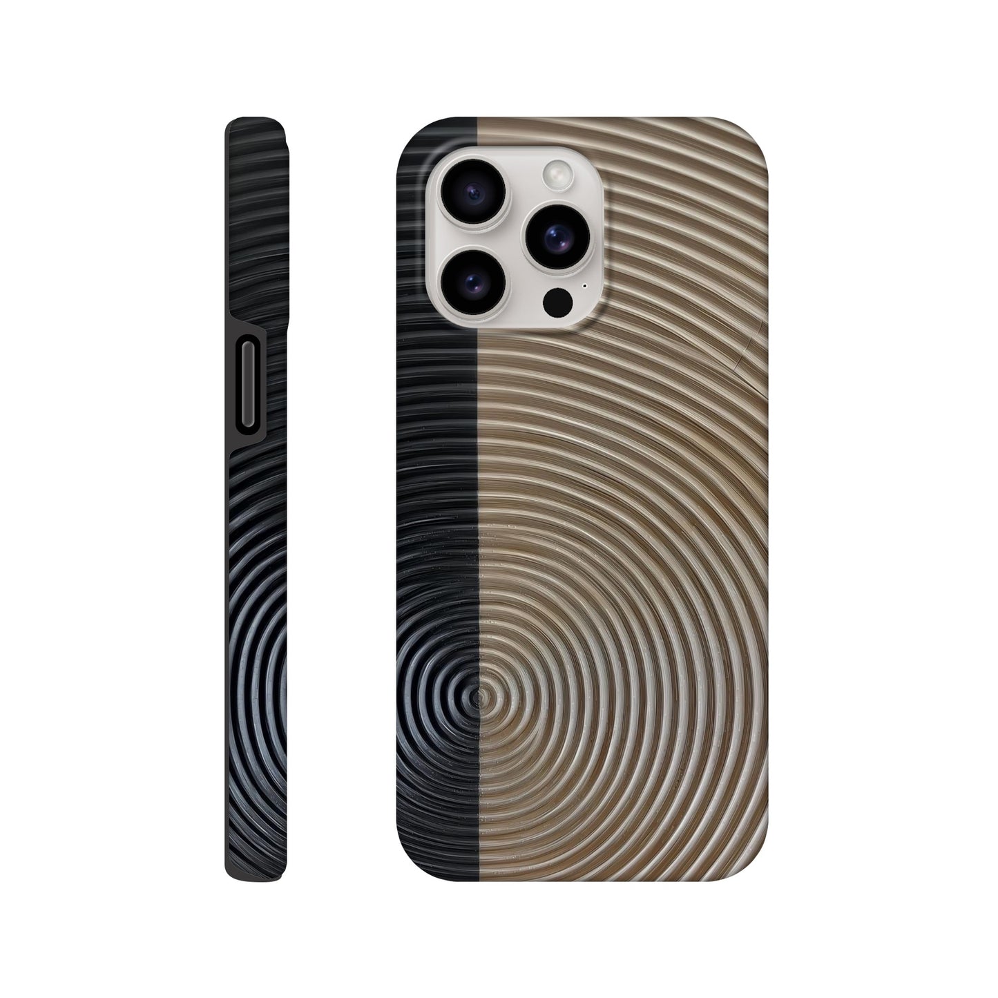 MYSTBIT ART | Split Horizon iPhone Case-MYSTBIT ART