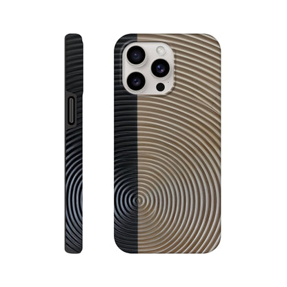 MYSTBIT ART | Split Horizon iPhone Case-MYSTBIT ART