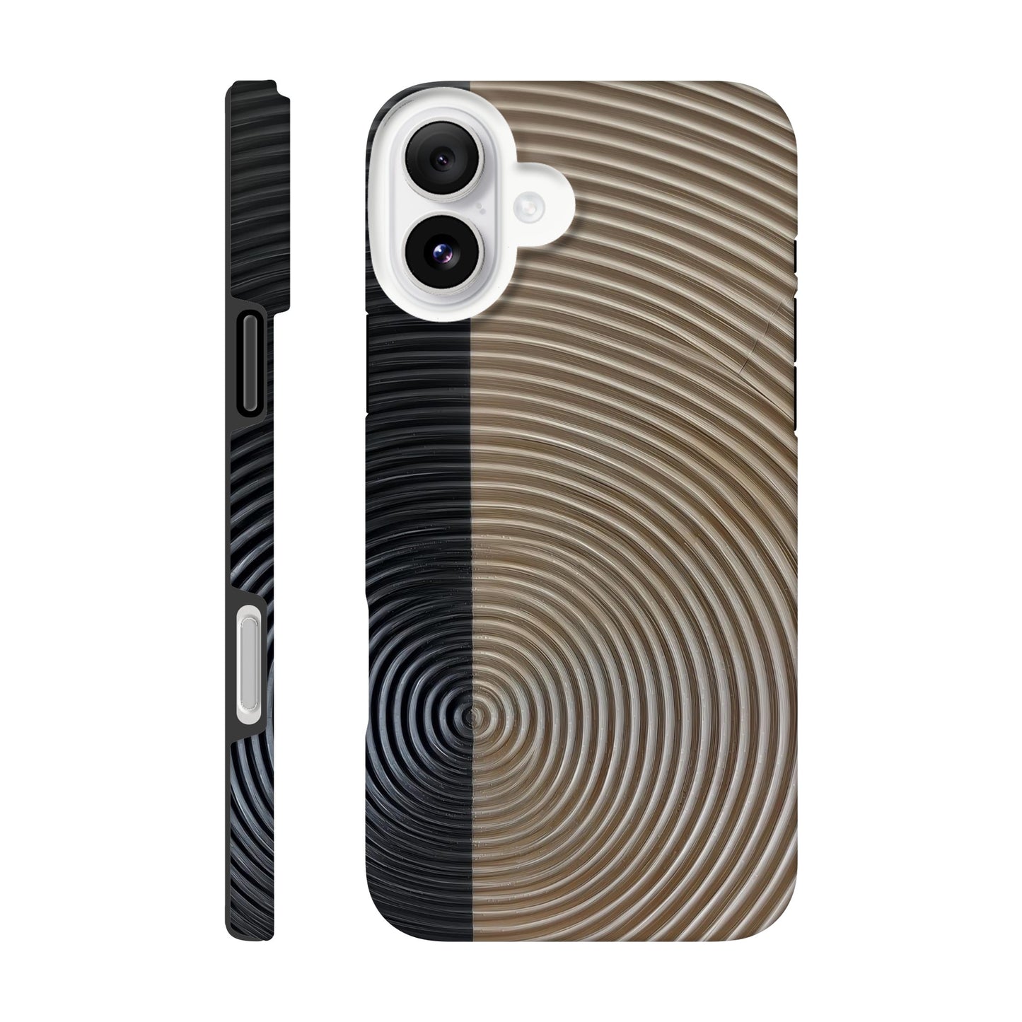 MYSTBIT ART | Split Horizon iPhone Case-MYSTBIT ART