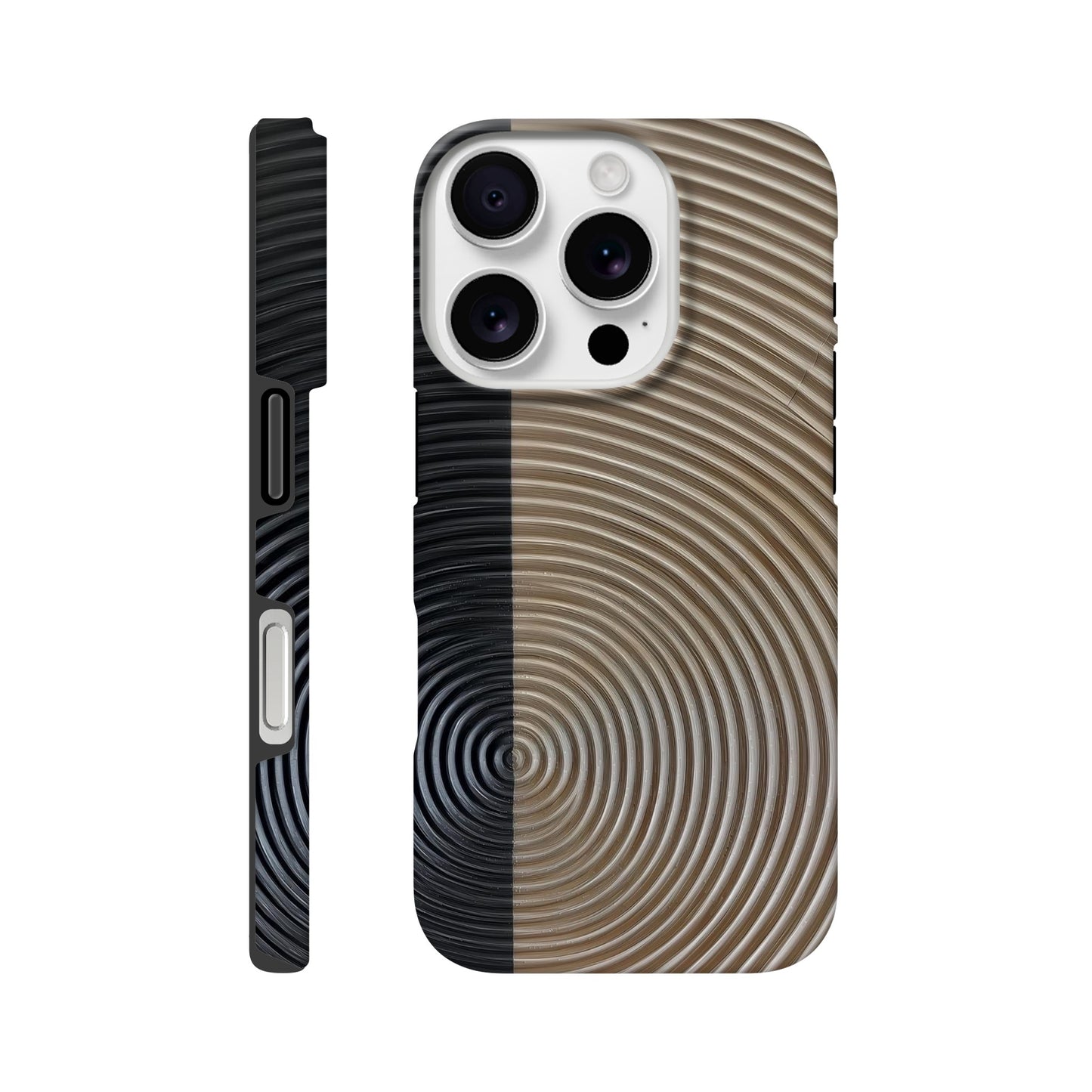 MYSTBIT ART | Split Horizon iPhone Case-MYSTBIT ART