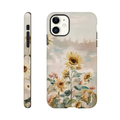 MYSTBIT ART | Sunflower Garden iPhone Case-MYSTBIT ART