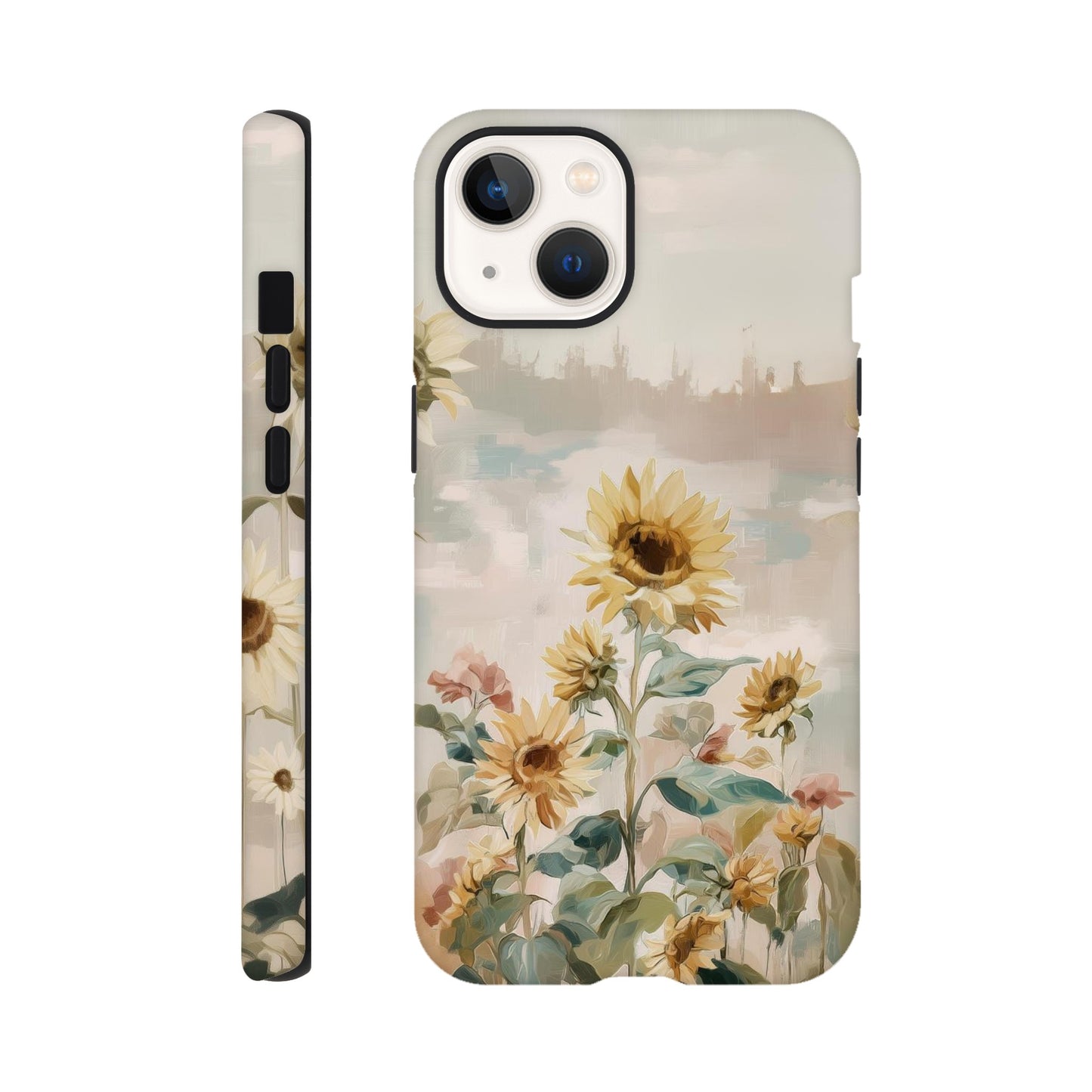 MYSTBIT ART | Sunflower Garden iPhone Case-MYSTBIT ART