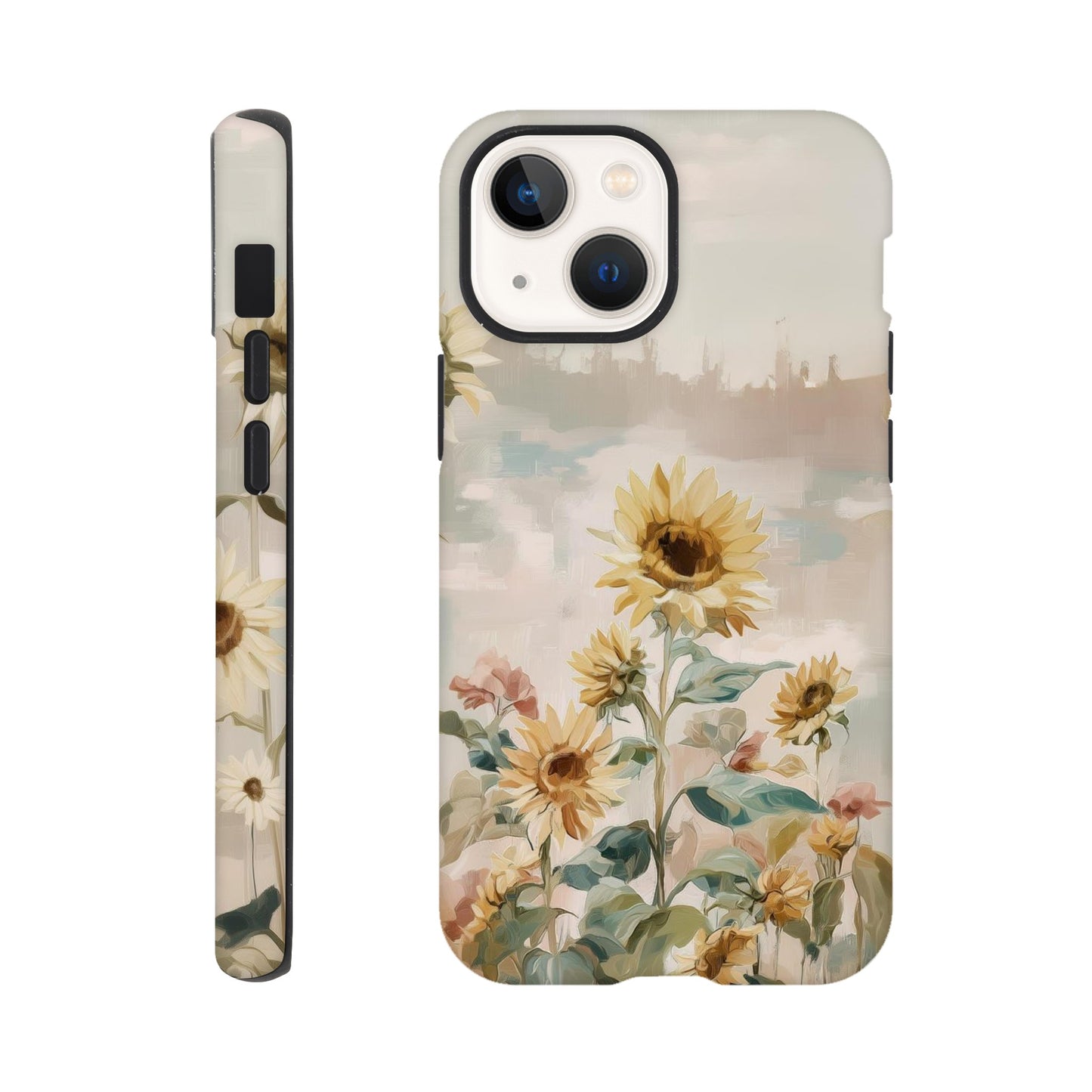 MYSTBIT ART | Sunflower Garden iPhone Case-MYSTBIT ART
