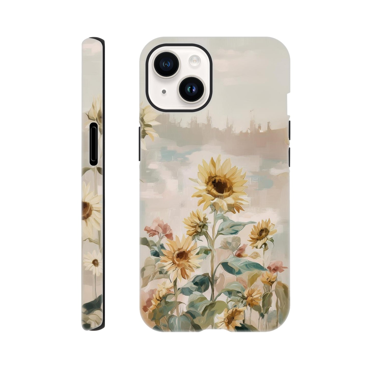 MYSTBIT ART | Sunflower Garden iPhone Case-MYSTBIT ART