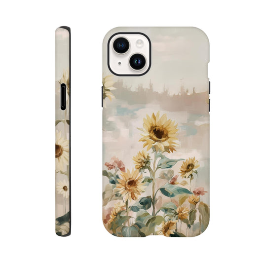 MYSTBIT ART | Sunflower Garden iPhone Case-MYSTBIT ART