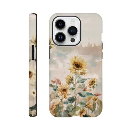 MYSTBIT ART | Sunflower Garden iPhone Case-MYSTBIT ART