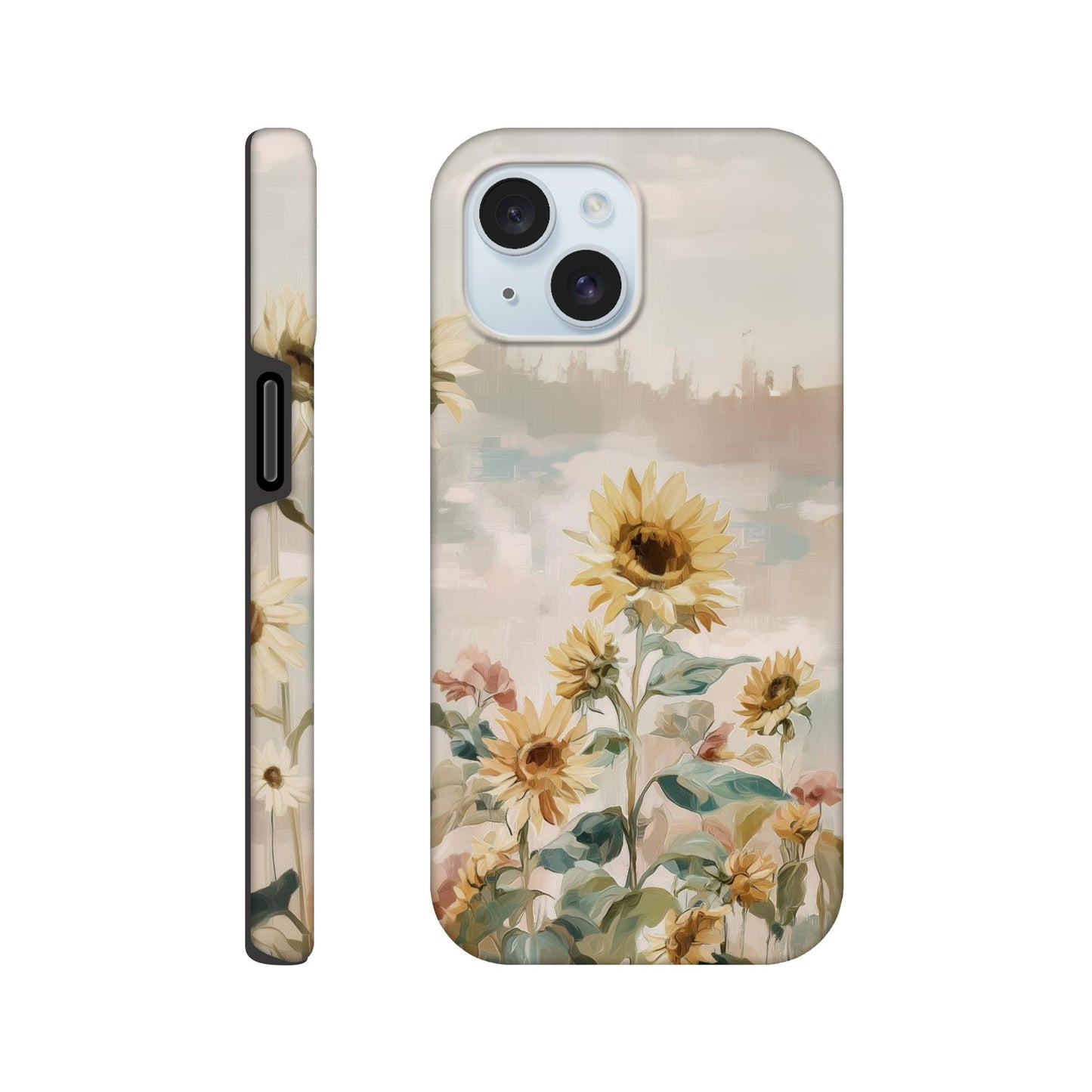 MYSTBIT ART | Sunflower Garden iPhone Case-MYSTBIT ART
