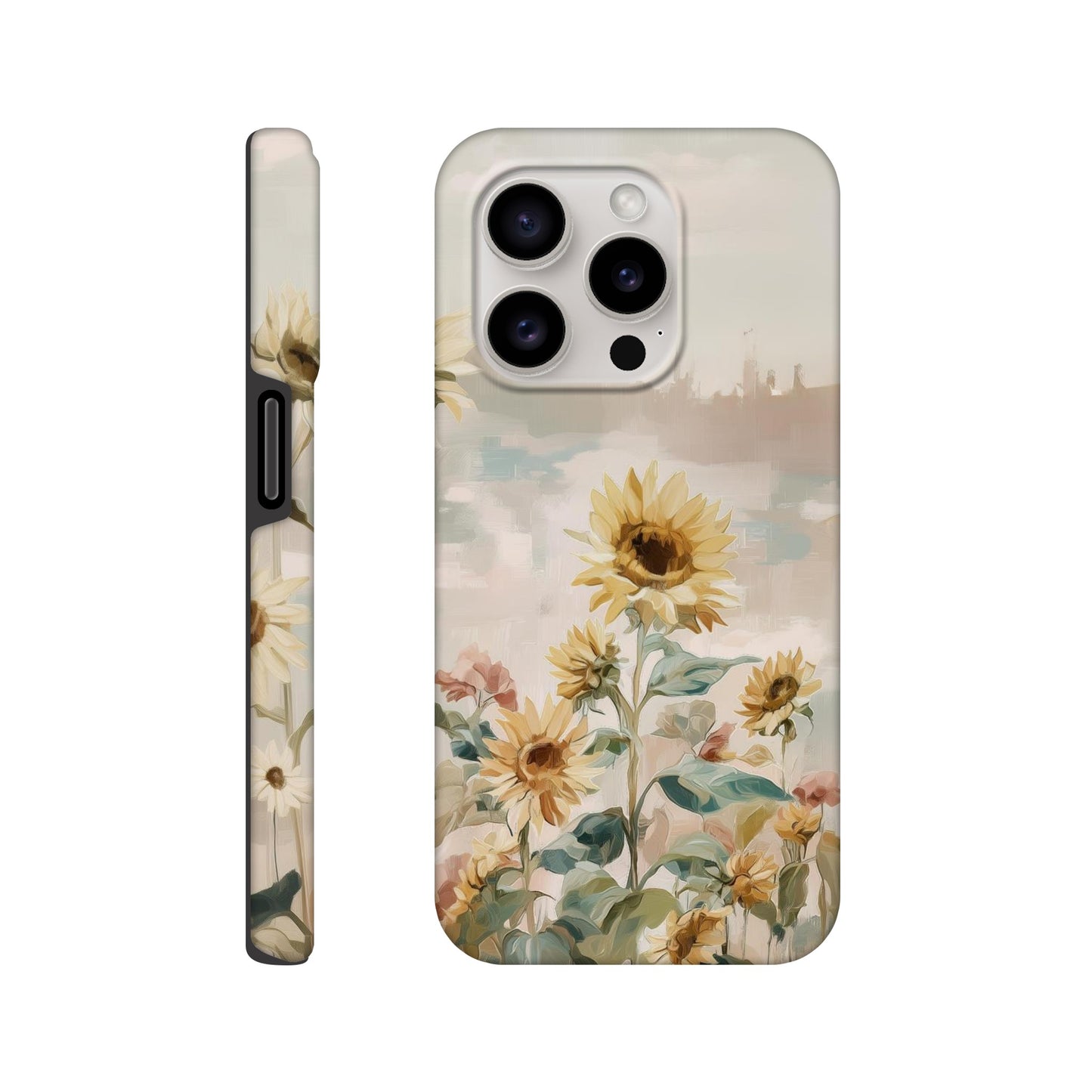 MYSTBIT ART | Sunflower Garden iPhone Case-MYSTBIT ART