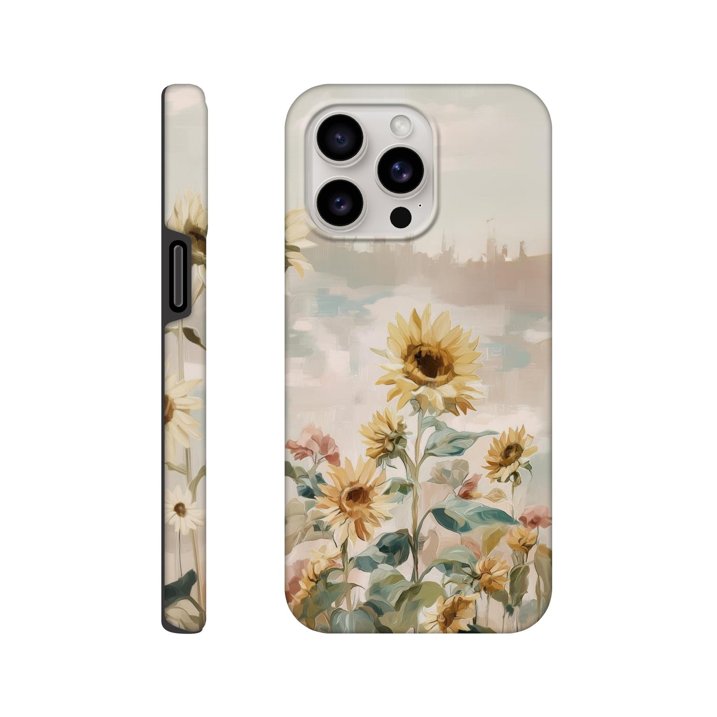 MYSTBIT ART | Sunflower Garden iPhone Case-MYSTBIT ART