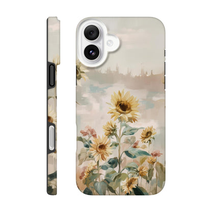 MYSTBIT ART | Sunflower Garden iPhone Case-MYSTBIT ART