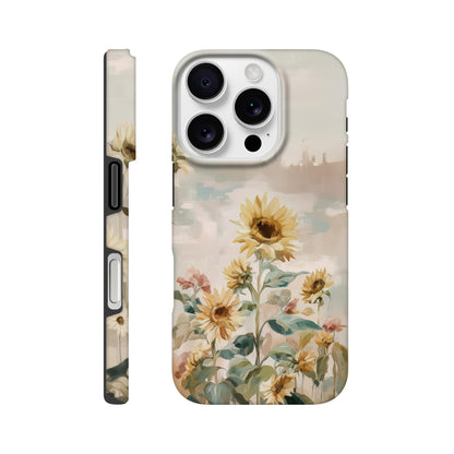 MYSTBIT ART | Sunflower Garden iPhone Case-MYSTBIT ART