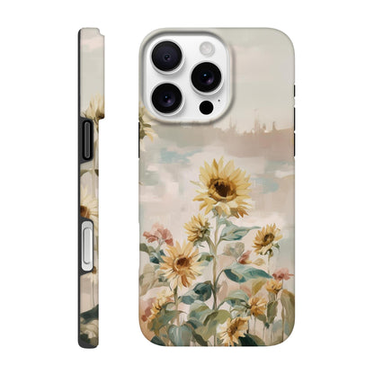 MYSTBIT ART | Sunflower Garden iPhone Case-MYSTBIT ART