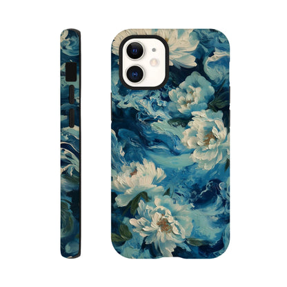 MYSTBIT ART | Tides of Bloom iPhone Case-MYSTBIT ART