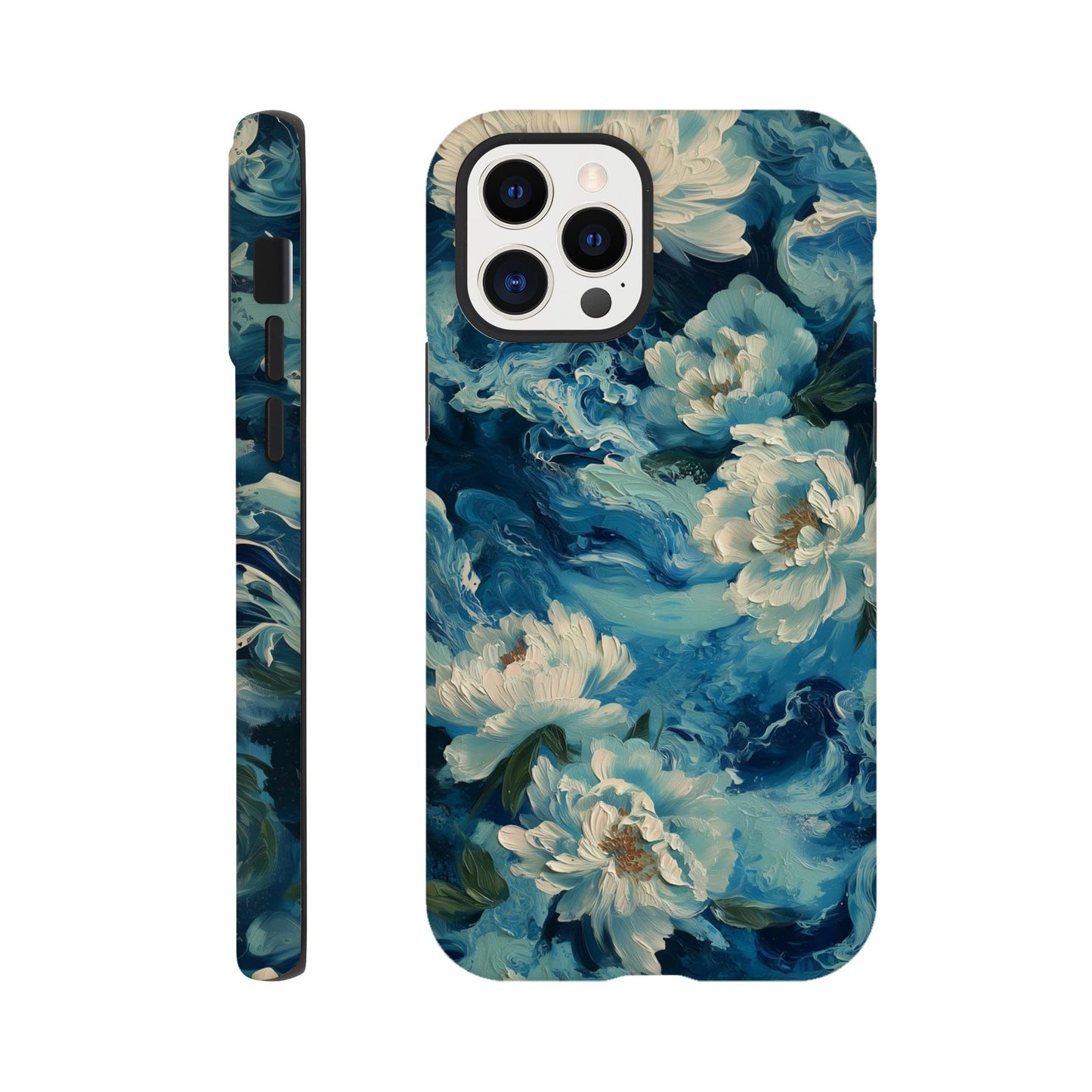 MYSTBIT ART | Tides of Bloom iPhone Case-MYSTBIT ART
