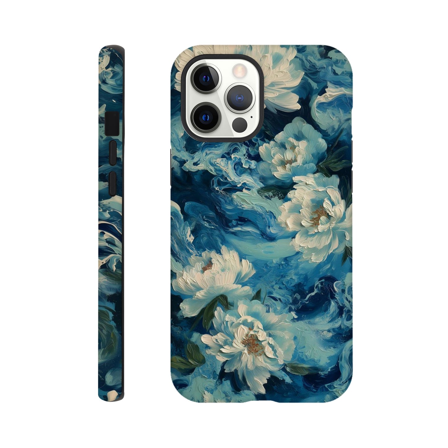 MYSTBIT ART | Tides of Bloom iPhone Case-MYSTBIT ART