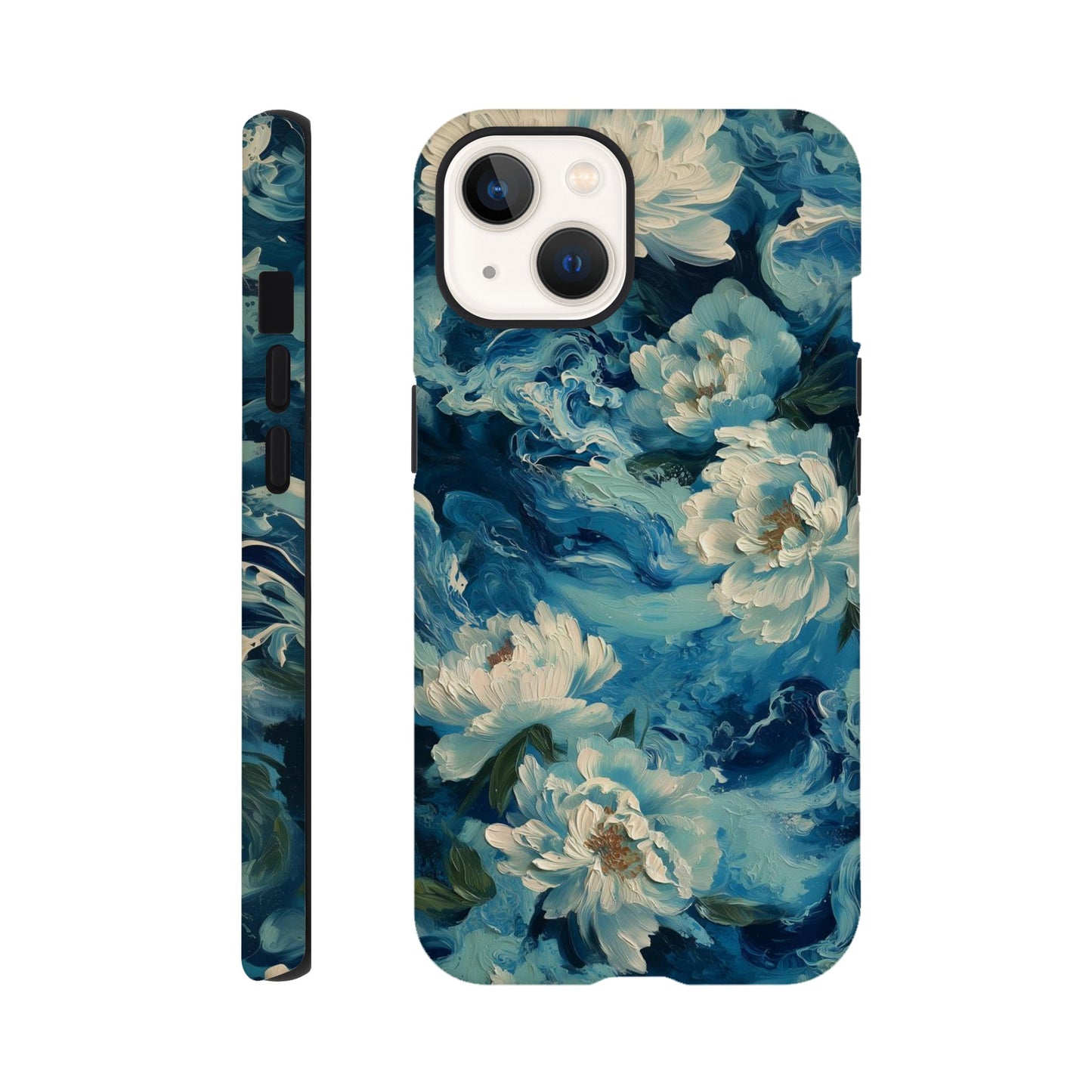 MYSTBIT ART | Tides of Bloom iPhone Case-MYSTBIT ART