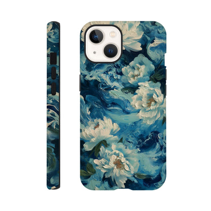 MYSTBIT ART | Tides of Bloom iPhone Case-MYSTBIT ART
