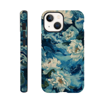 MYSTBIT ART | Tides of Bloom iPhone Case-MYSTBIT ART
