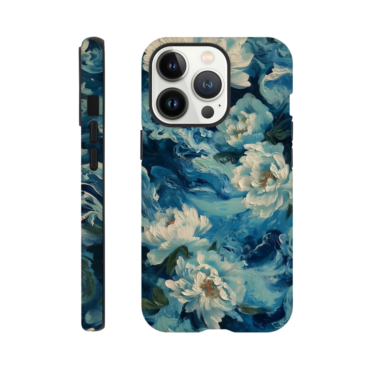 MYSTBIT ART | Tides of Bloom iPhone Case-MYSTBIT ART
