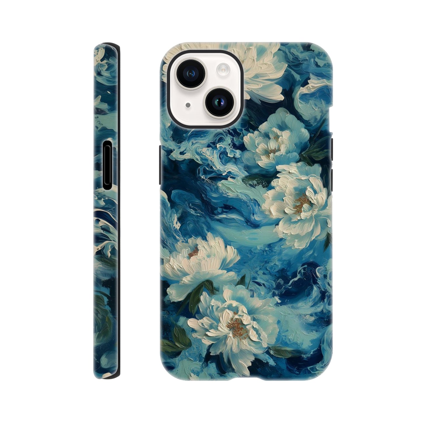 MYSTBIT ART | Tides of Bloom iPhone Case-MYSTBIT ART