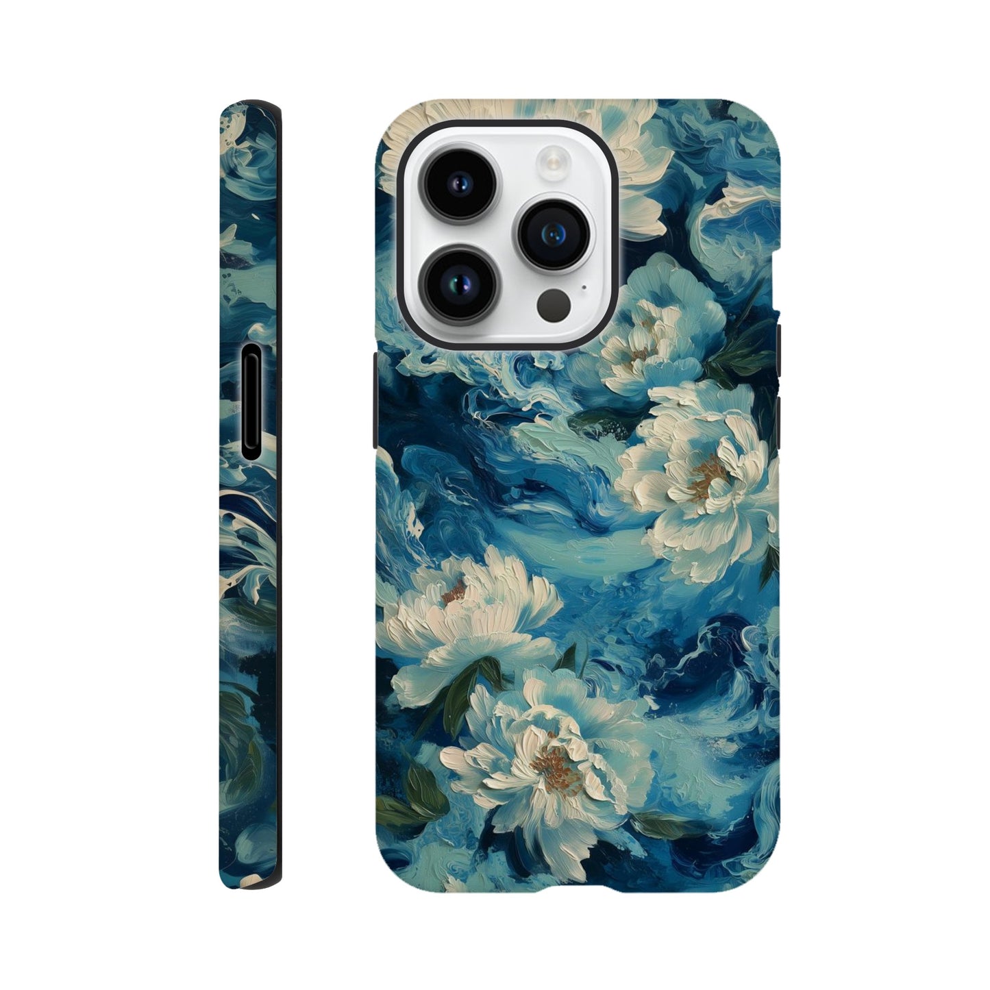 MYSTBIT ART | Tides of Bloom iPhone Case-MYSTBIT ART