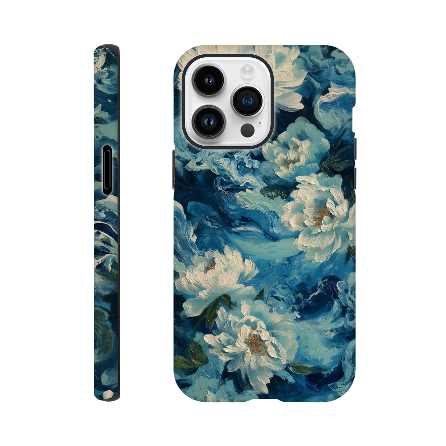 MYSTBIT ART | Tides of Bloom iPhone Case-MYSTBIT ART