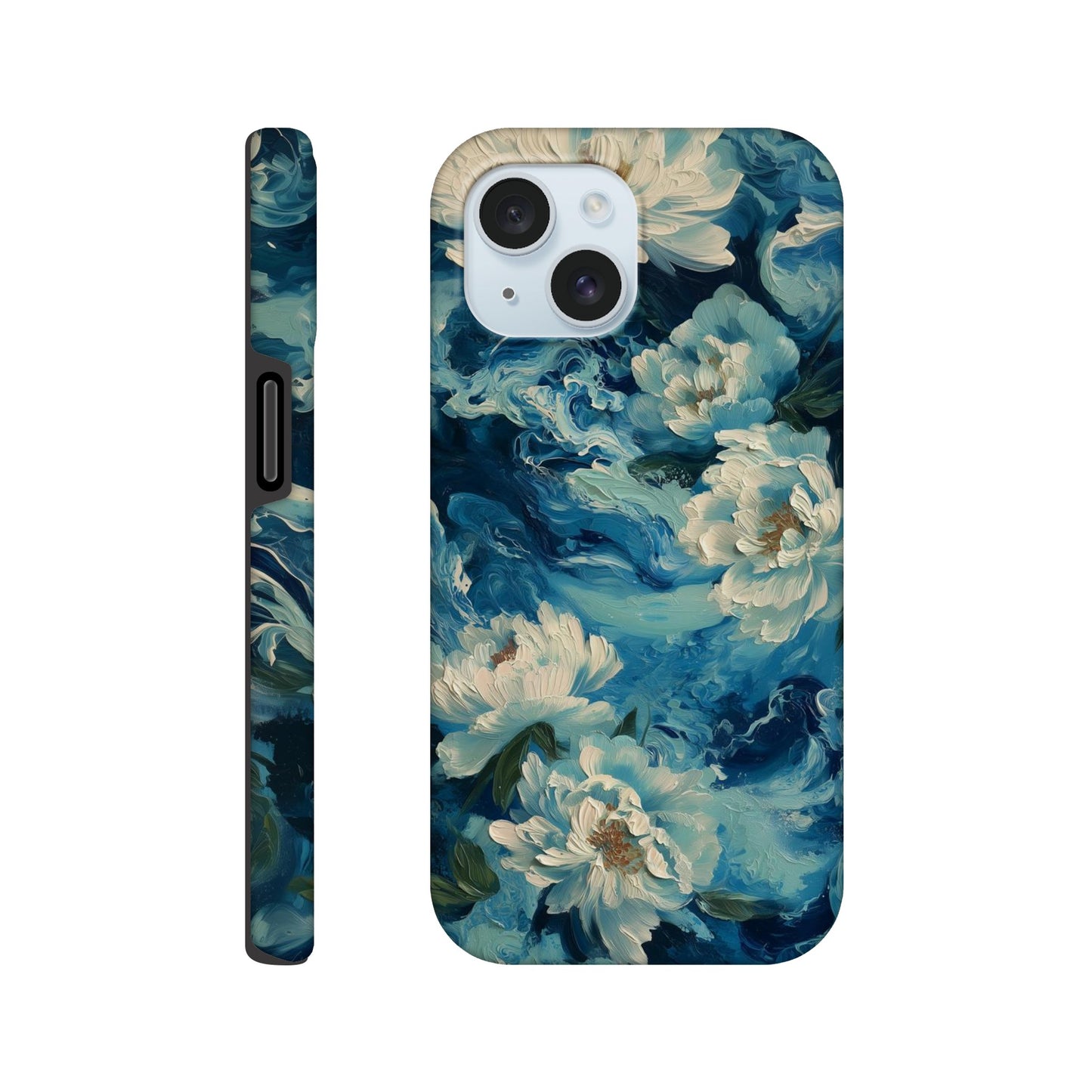 MYSTBIT ART | Tides of Bloom iPhone Case-MYSTBIT ART
