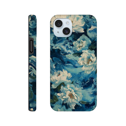 MYSTBIT ART | Tides of Bloom iPhone Case-MYSTBIT ART