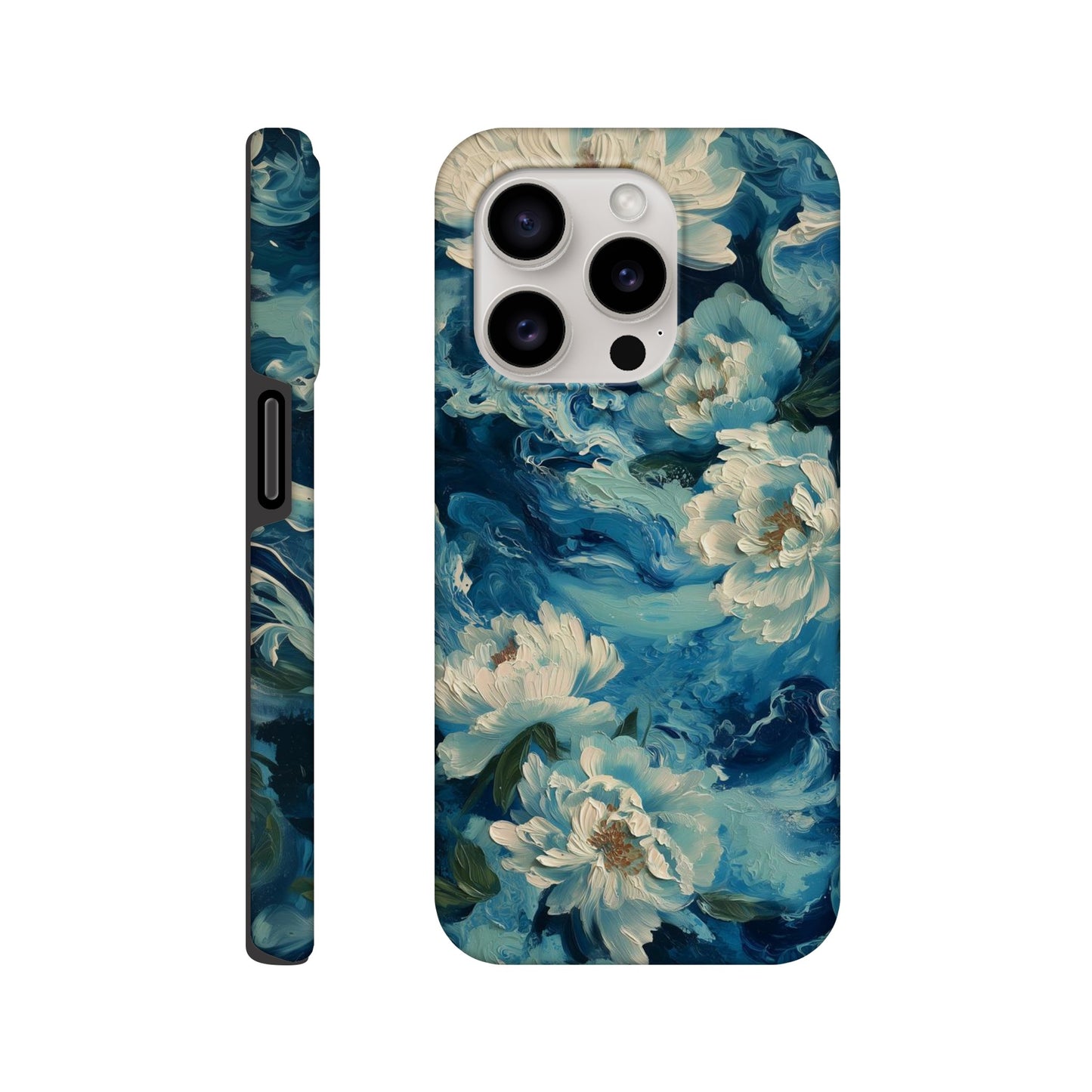 MYSTBIT ART | Tides of Bloom iPhone Case-MYSTBIT ART