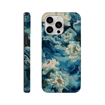 MYSTBIT ART | Tides of Bloom iPhone Case-MYSTBIT ART