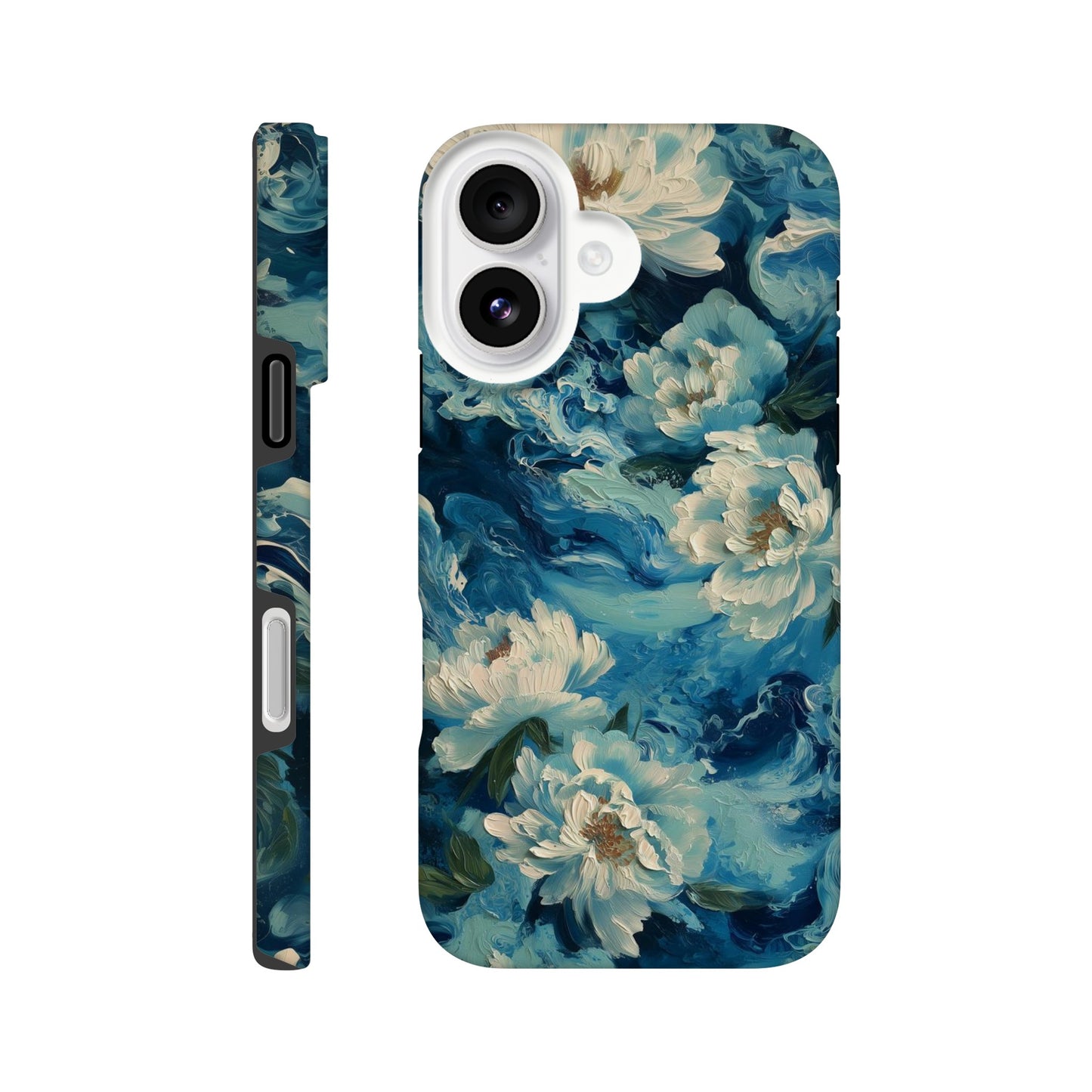 MYSTBIT ART | Tides of Bloom iPhone Case-MYSTBIT ART