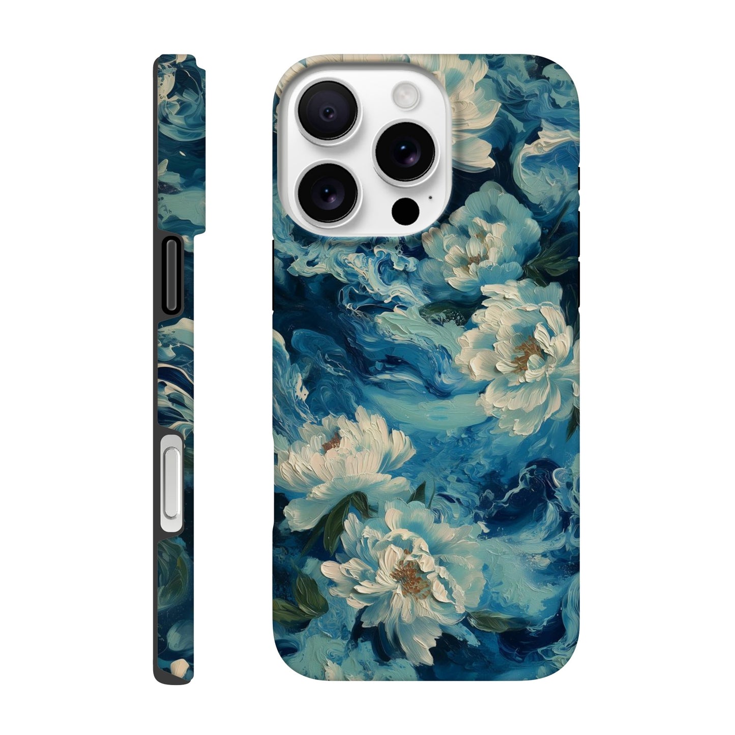 MYSTBIT ART | Tides of Bloom iPhone Case-MYSTBIT ART