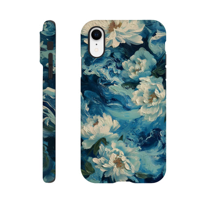 MYSTBIT ART | Tides of Bloom iPhone Case-MYSTBIT ART