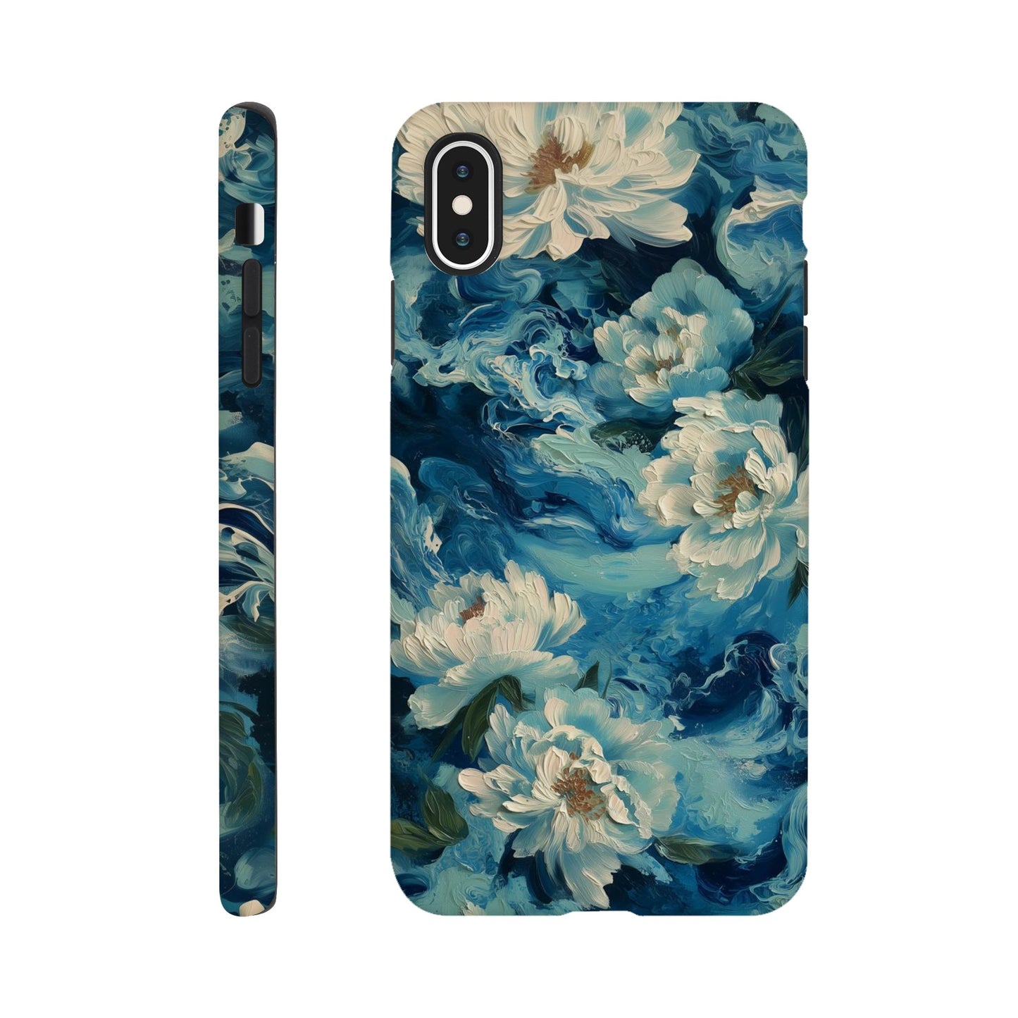 MYSTBIT ART | Tides of Bloom iPhone Case-MYSTBIT ART
