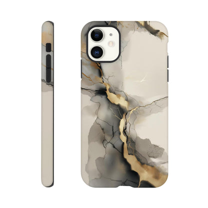 MYSTBIT ART | Veins of Gold iPhone Case-MYSTBIT ART