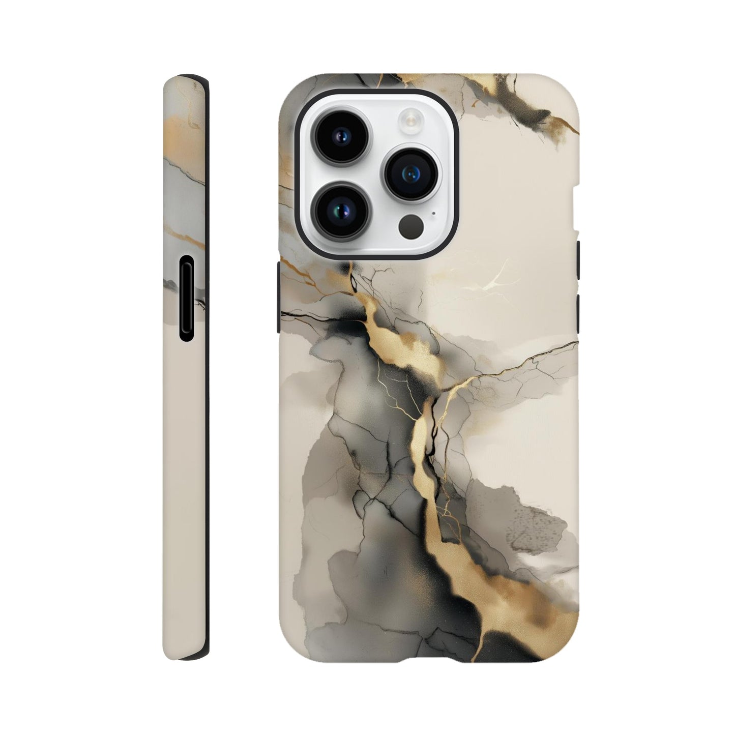 MYSTBIT ART | Veins of Gold iPhone Case-MYSTBIT ART