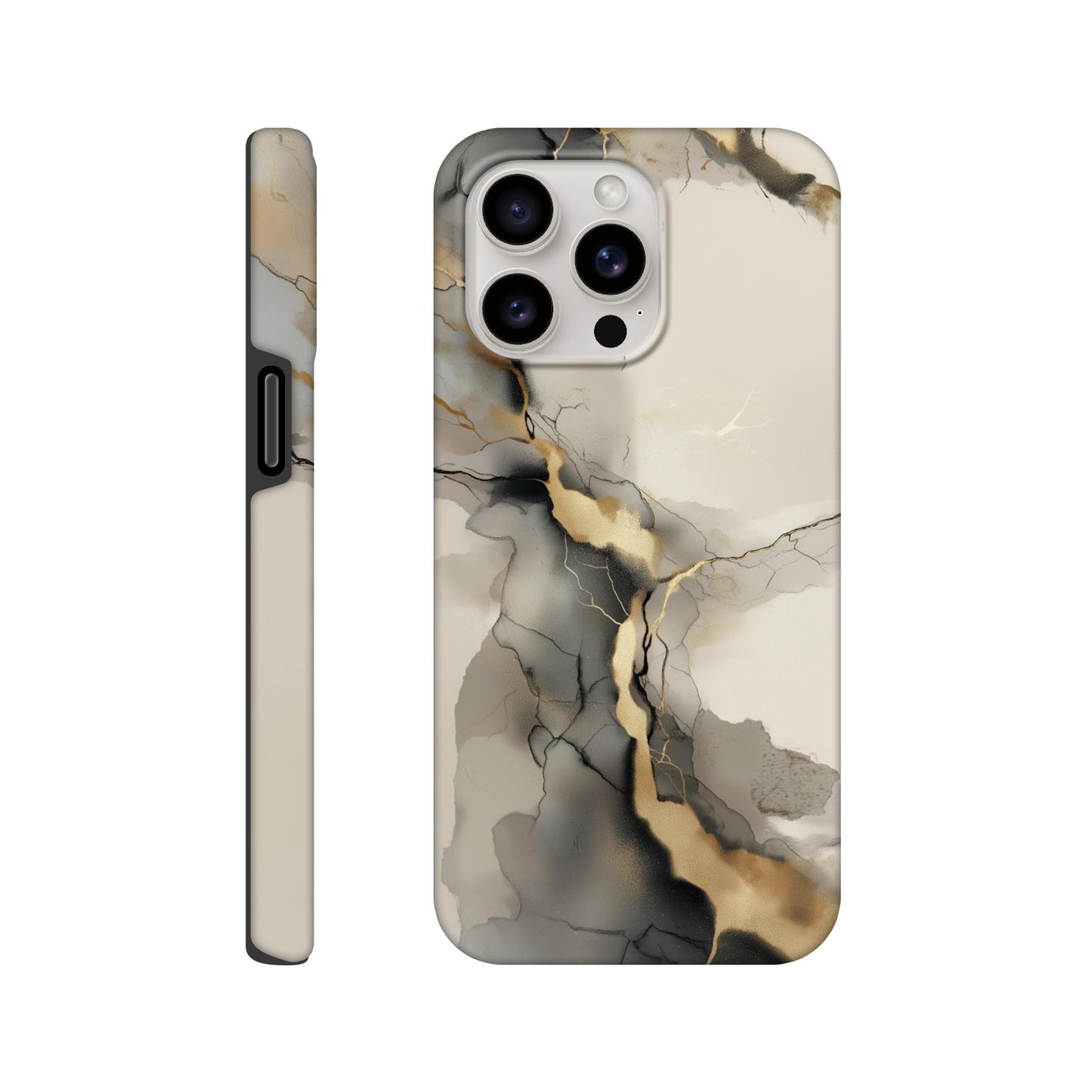 MYSTBIT ART | Veins of Gold iPhone Case-MYSTBIT ART