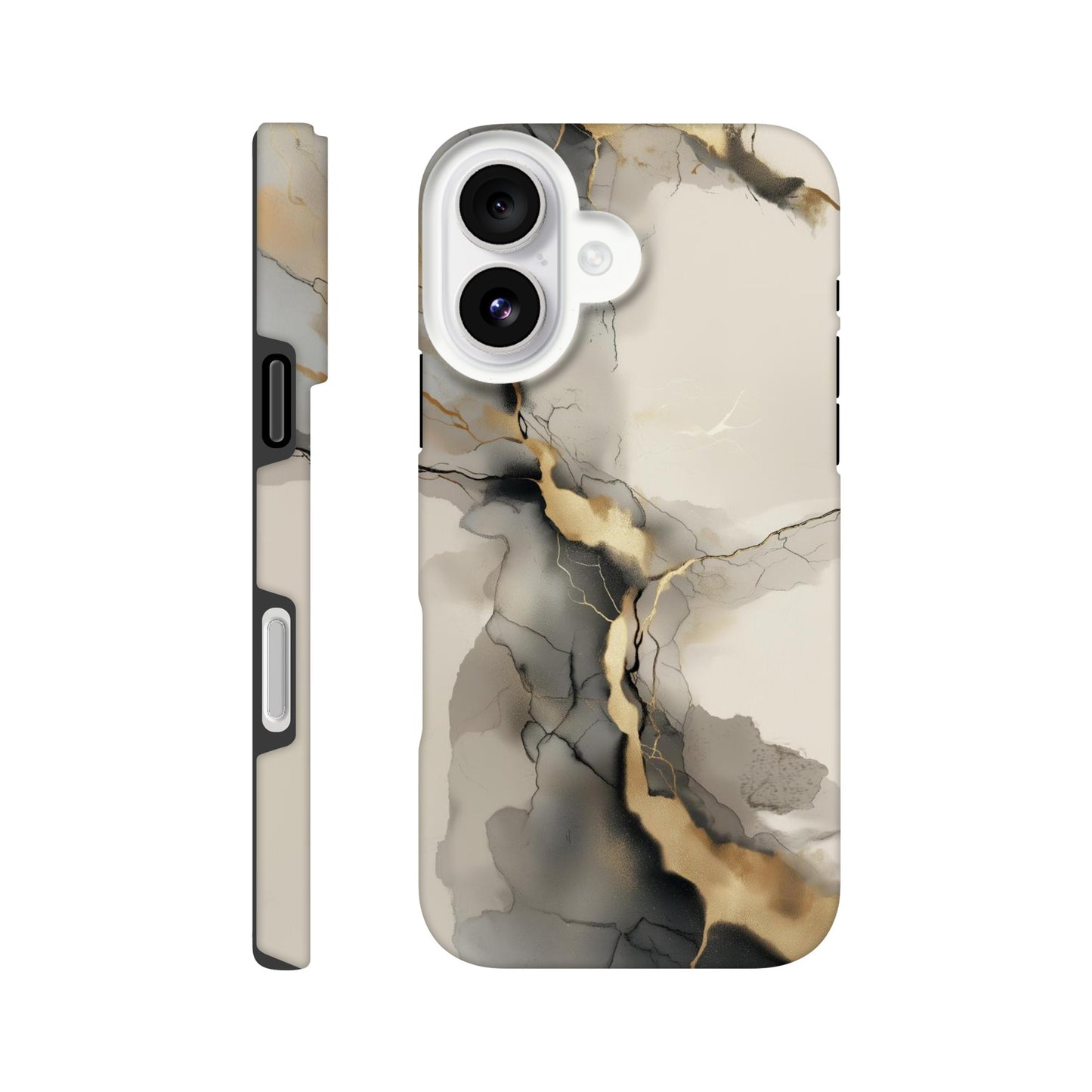 MYSTBIT ART | Veins of Gold iPhone Case-MYSTBIT ART