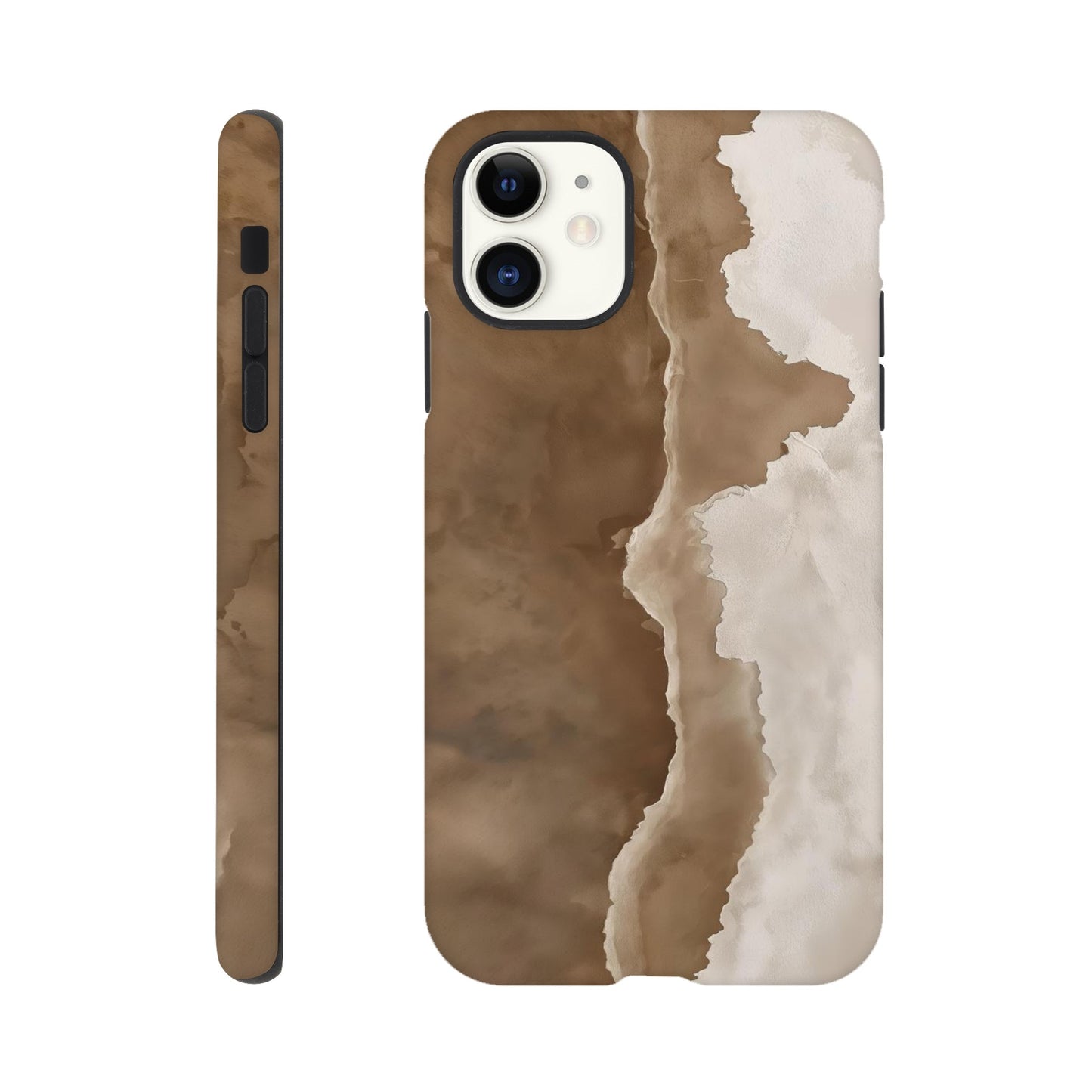 MYSTBIT ART | Waves & Sand iPhone Case-MYSTBIT ART
