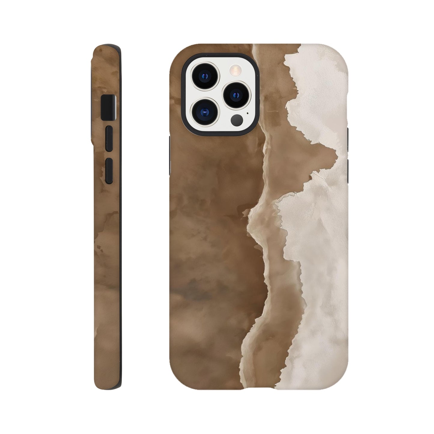 MYSTBIT ART | Waves & Sand iPhone Case-MYSTBIT ART