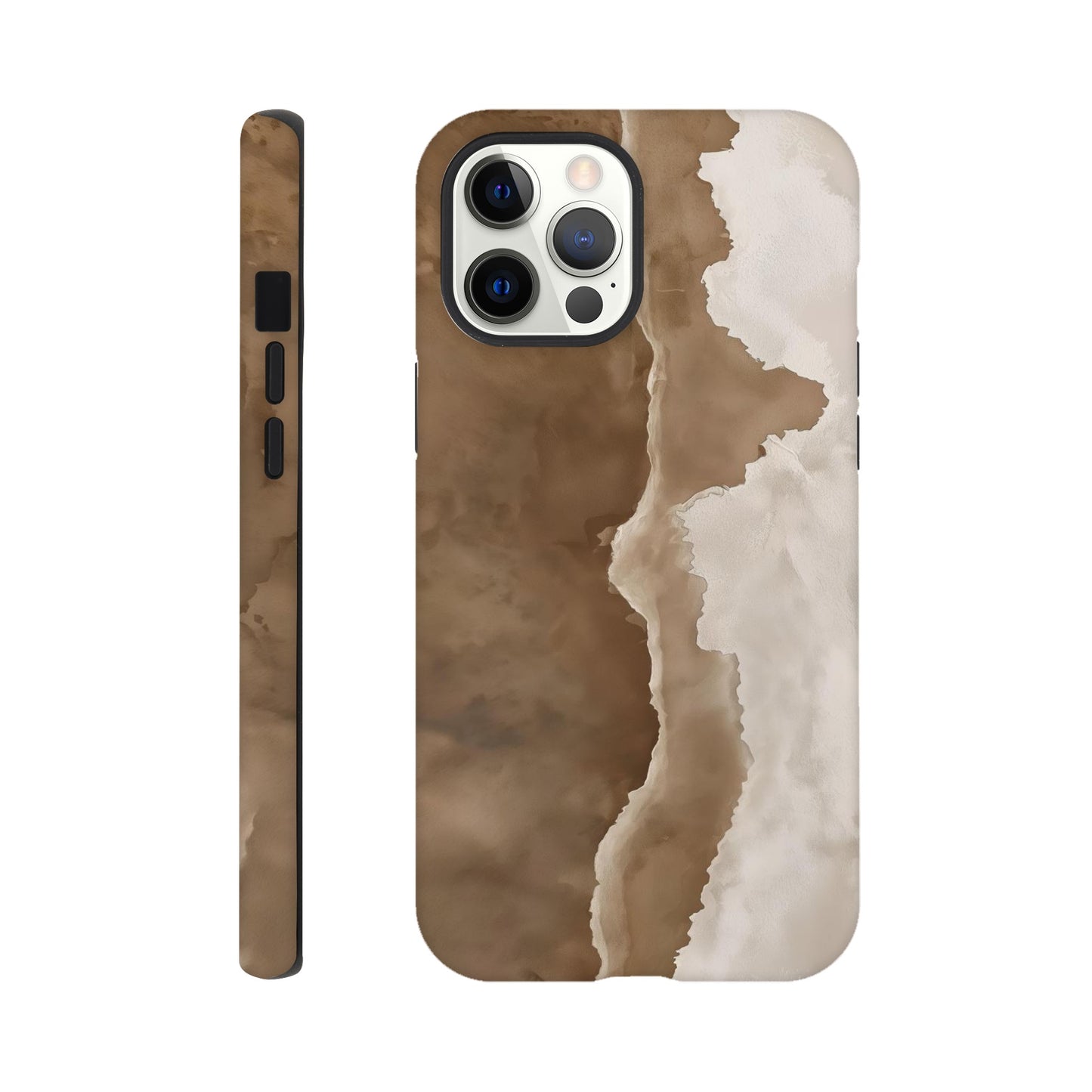 MYSTBIT ART | Waves & Sand iPhone Case-MYSTBIT ART