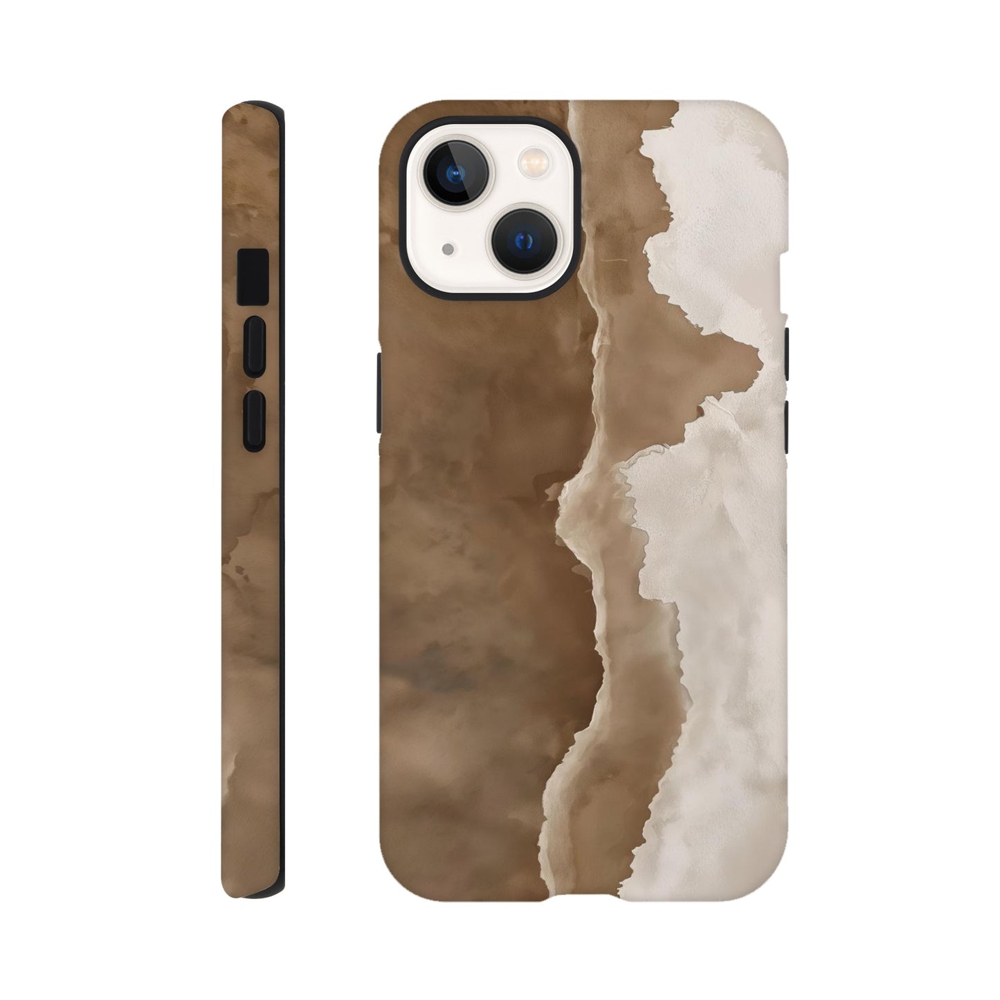 MYSTBIT ART | Waves & Sand iPhone Case-MYSTBIT ART