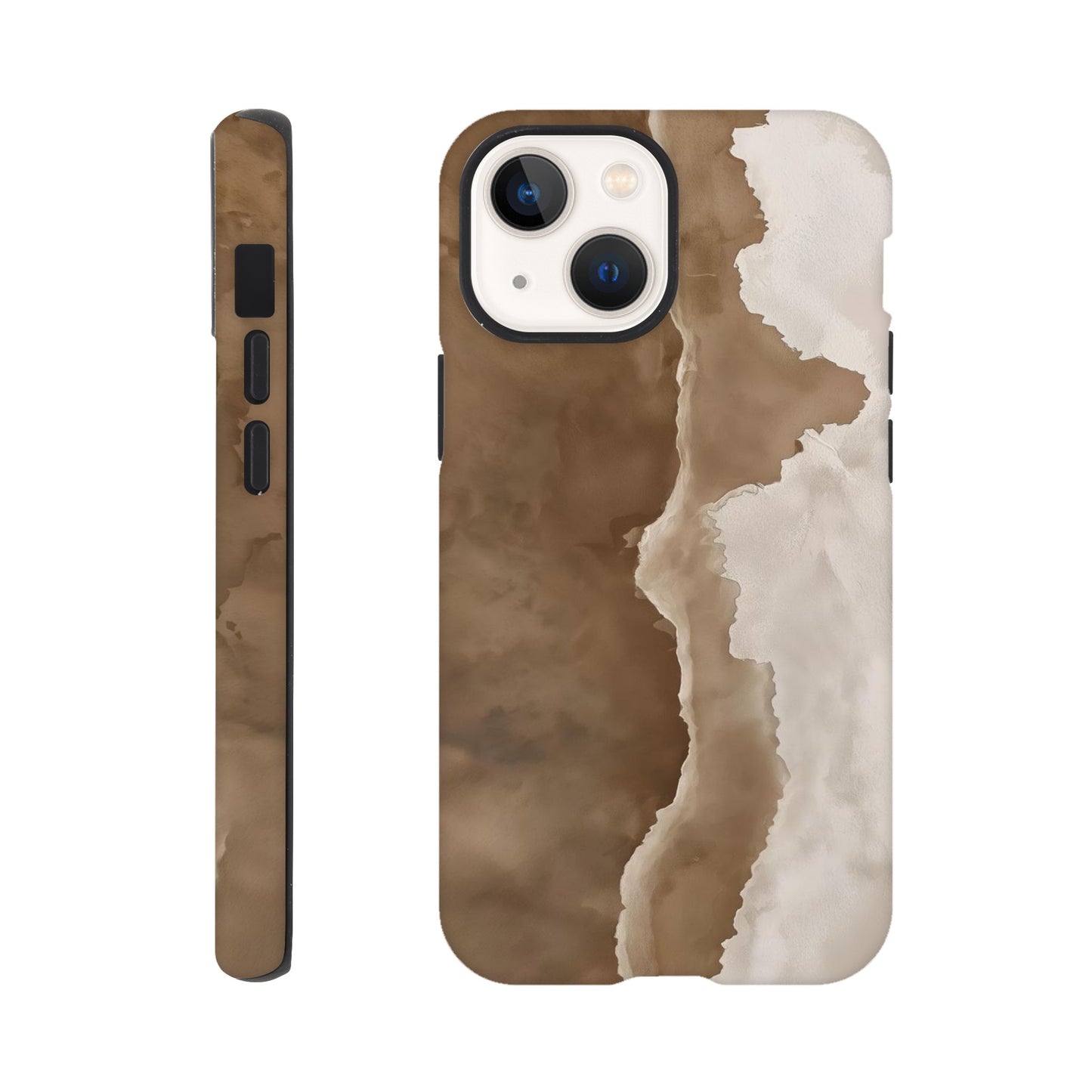 MYSTBIT ART | Waves & Sand iPhone Case-MYSTBIT ART