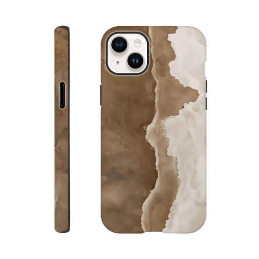 MYSTBIT ART | Waves & Sand iPhone Case-MYSTBIT ART