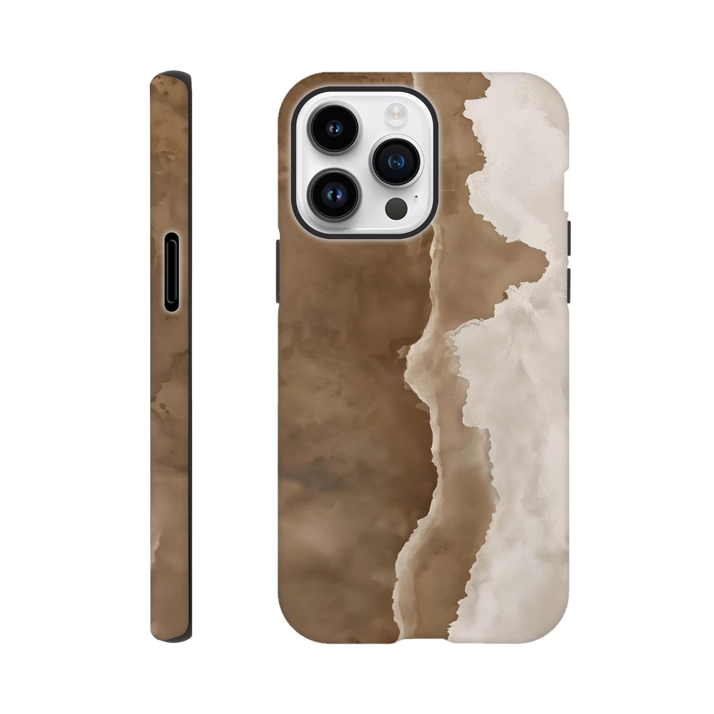 MYSTBIT ART | Waves & Sand iPhone Case-MYSTBIT ART