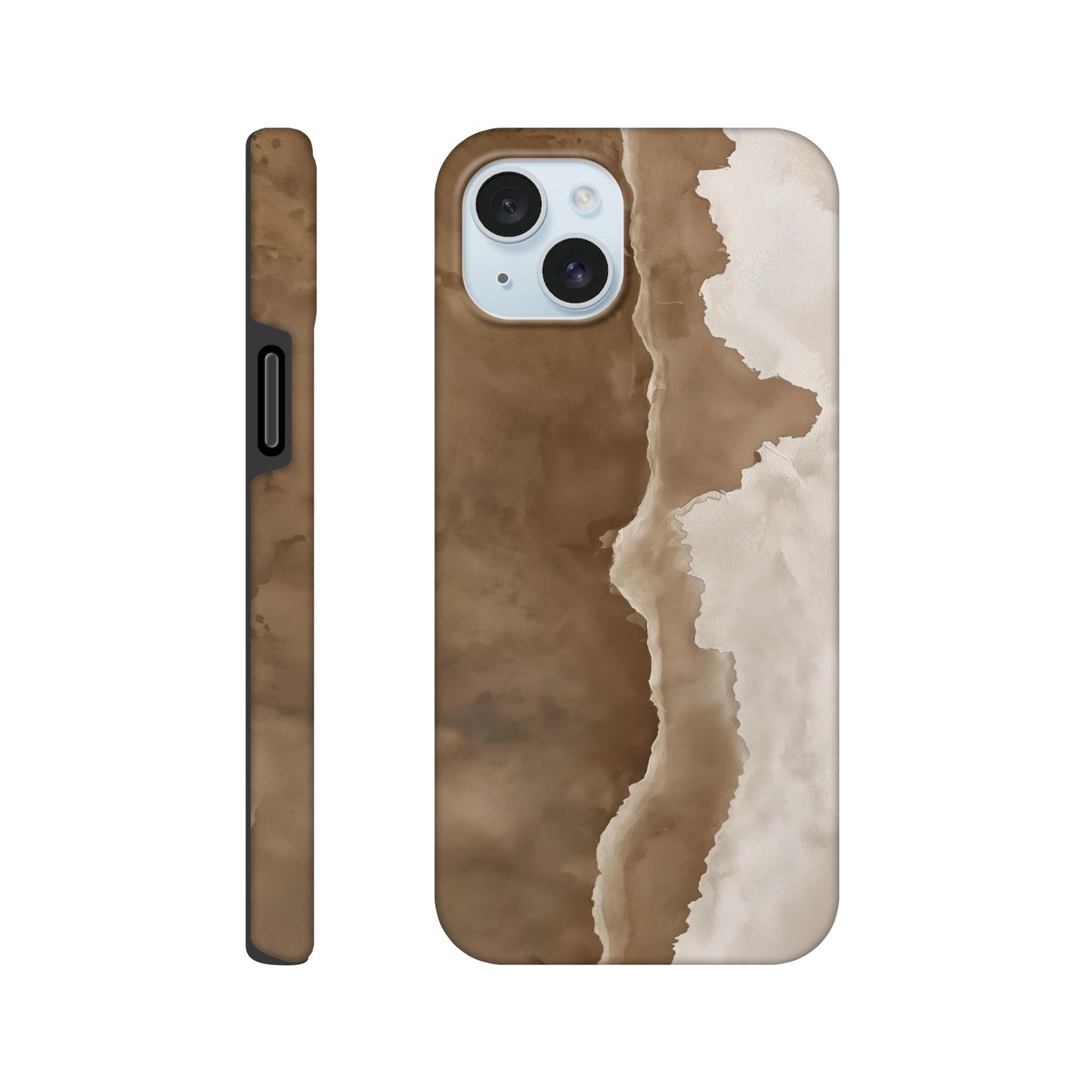 MYSTBIT ART | Waves & Sand iPhone Case-MYSTBIT ART